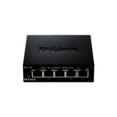 D-Link 5-port 10/100 Metal Housing Desktop Switch